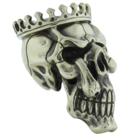 (image for) King Skull In Nickel Silver By Evgeniy Golosov