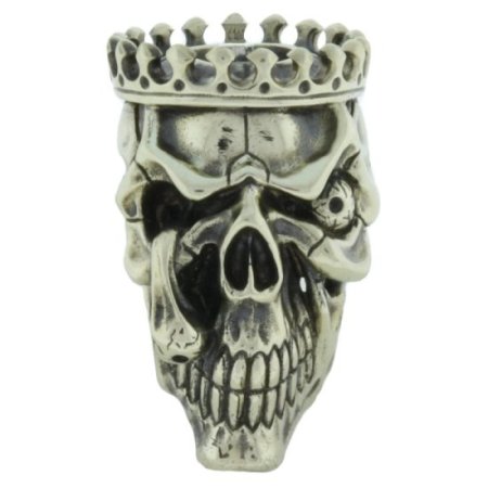 (image for) King Skull In Nickel Silver By Evgeniy Golosov