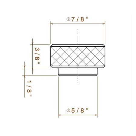 (image for) Knurled Thumb Nuts [2 Pack]