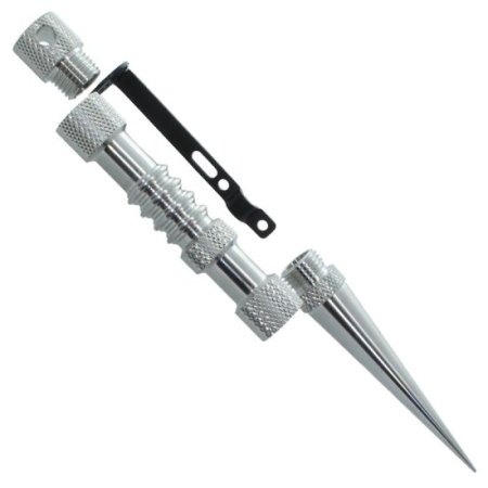 (image for) Knotters Tool II (Stainless Steel) w/ 3 Different Size Red Lacing Needles