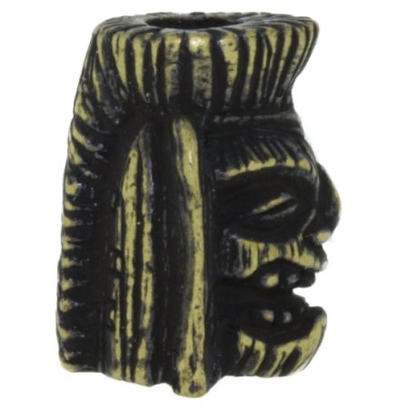 (image for) Ku Tiki Bead in Roman Brass Oxide Finish by Schmuckatelli Co.