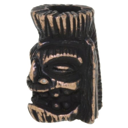 (image for) Ku Tiki Bead in Roman Copper Oxide Finish by Schmuckatelli Co.