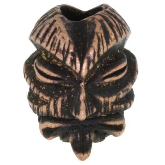 (image for) Kiko Tiki Bead in Roman Copper Oxide Finish by Schmuckatelli Co.