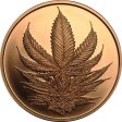 (image for) King Cannabis #4 (2017 Silver Shield Mini Mintage) 1 oz .999 Pure Copper Round