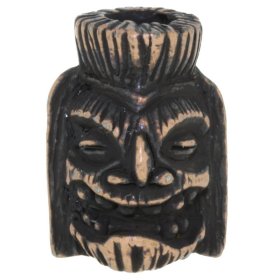 Ku Tiki Bead in Roman Copper Oxide Finish by Schmuckatelli Co.