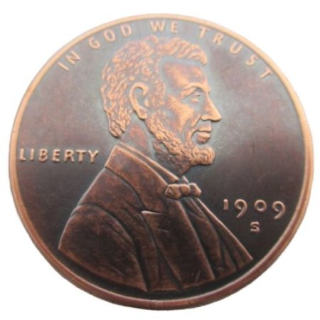 (image for) Lincoln Bust Cent Design 1 oz .999 Pure Copper Round (Golden State Mint) (Black Patina)