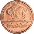 (image for) Lakota "Crazy Horse" (AOCS) (2010) 1 oz .999 Pure Copper Round