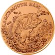 (image for) Largemouth Bass (American Wildlife Series) 1 oz .999 Pure Copper Round