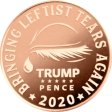 (image for) Donald J. Trump ~ Leftist Tears (Disme) 1 oz .999 Pure Copper Round