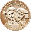 (image for) The Lesser Of The Two Evils #9 (2017 Silver Shield Mini Mintage) 1 oz .999 Pure Copper Round