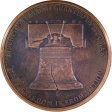 (image for) Liberty Bell #51 (2018 Silver Shield Mini Mintage) 1 oz .999 Pure Copper Round (Black Patina)