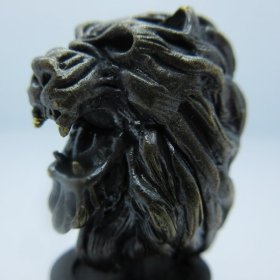 Roaring Lion in Brass With Black Patina by Covenant Everyday Gear