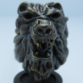 Roaring Lion in Brass With Black Patina by Covenant Everyday Gear