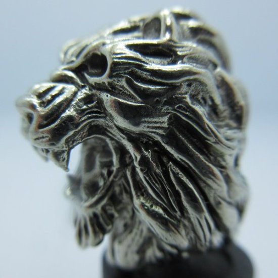 (image for) Roaring Lion in White Brass by Covenant Everyday Gear