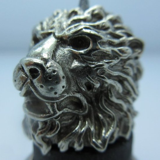 (image for) Majestic Lion in White Brass by Covenant Everyday Gear