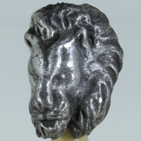 Lion Bead in Pewter by Marco Magallona