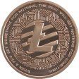 (image for) Litecoin #87 (2018 Silver Shield - Mini Mintage) 1 oz .999 Pure Copper Round