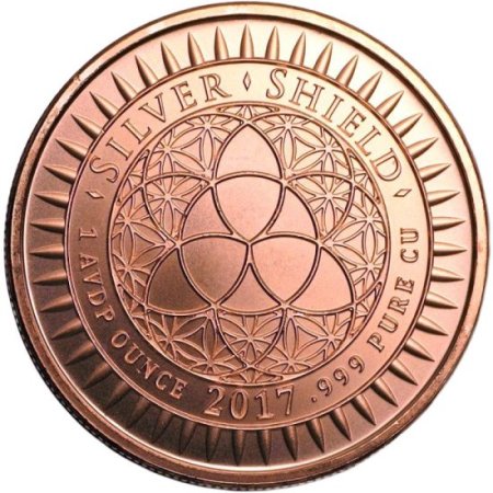 (image for) Make Merica Great Again #3 (2017 Silver Shield Mini Mintage) 1 oz .999 Pure Copper Round