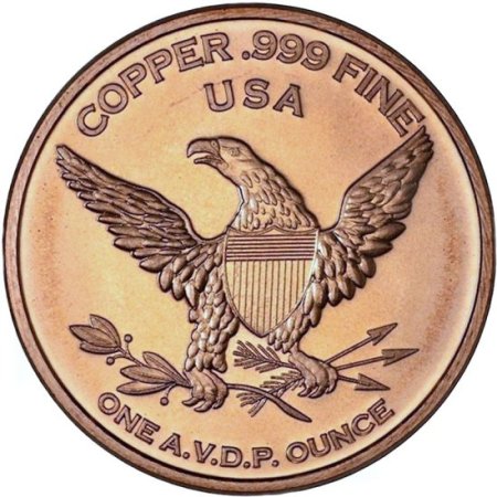 (image for) Masonic ~ Free Mason 1oz .999 1 oz .999 Pure Copper Round