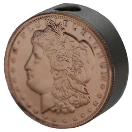 (image for) Morgan Dollar Design (Polished Copper) Stainless Steel Core Lanyard Bead By Barter Wear 