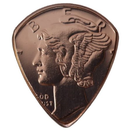 (image for) Mercury Dime Design Copper Guitar Pick