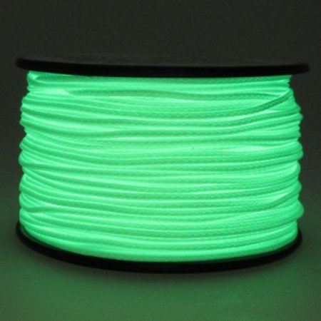 Micro Cord Glow-In-The-Dark 1.18mm x 125' - $15.00 : Jig Pro Shop - Finest  Built, Most Versatile Paracord Jigs on the Planet, Jig Pro Shop - Finest  Built, Most Versatile Paracord Jigs