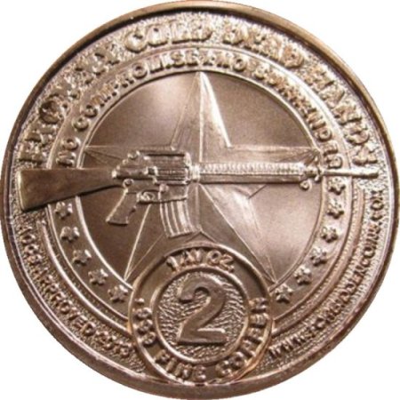 (image for) Militia "From My Cold Dead Hands" (AOCS) (2013) 1 oz .999 Pure Copper Round