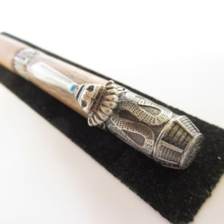 (image for) Mayan Twist Pen in (Monkey Pod) Antique Pewter