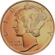 (image for) Mercury Design 1/2 oz .999 Pure Copper Round