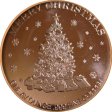 (image for) Merry Christmas - Tree - Gift Of Real Money (AOCS) (2012) 1 oz .999 Pure Copper Round