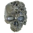 (image for) Mind Skull Bead in Hematite Matte Finish by Schmuckatelli Co.