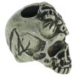 (image for) Mind Skull Bead in Pewter by Schmuckatelli Co.