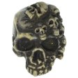 (image for) Mind Skull Bead in Roman Brass Oxide Finish by Schmuckatelli Co.