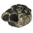 (image for) Mind Skull Bead in Roman Brass Oxide Finish by Schmuckatelli Co.