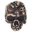 (image for) Mind Skull Bead in Roman Copper Oxide Finish by Schmuckatelli Co.