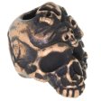 (image for) Mind Skull Bead in Roman Copper Oxide Finish by Schmuckatelli Co.