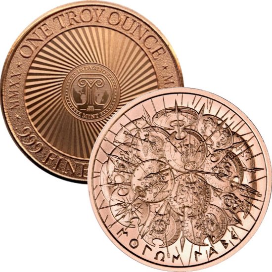 (image for) Molon Labe Series Design #9 (2020 Reverse) 1 oz .999 Pure Copper Round