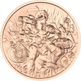 Molon Labe Series Design #5 (2020 Reverse) 1 oz .999 Pure Copper Round