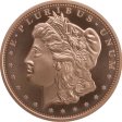 (image for) Morgan Dollar Design 2 oz .999 Pure Copper Round