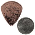 (image for) Morgan Dollar Design Copper Guitar Pick