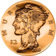 (image for) Murk Diem 1 oz .999 Pure Copper Round (5th Design of the Zombucks Series)