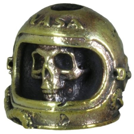 (image for) NASA Skull in Brass By Comrade Kogut