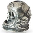 (image for) NASA Skull in Nickel Silver By Comrade Kogut