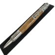 (image for) Nautical Twist Pen in (Teak) Antique Pewter
