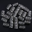 (image for) Norse Viking Rune Beads (Silver) (6 Pack)