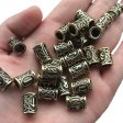 (image for) Norse Viking Rune Beads (Brass) (6 Pack)