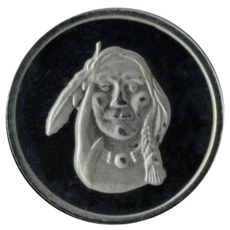(image for) Indian Chief .999 Pure Silver 1 Gram Pin By Barter Wear