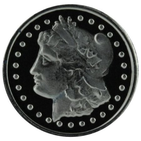 (image for) Morgan Dollar Design .999 Pure Silver 1 Gram Pin By Barter Wear
