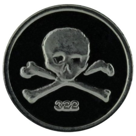 (image for) Skull & Crossbones.999 Pure Silver 1 Gram Pin By Barter Wear