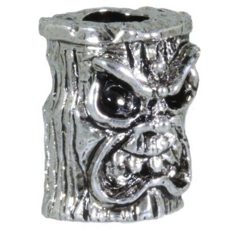 (image for) Ona Tiki Bead in Antique Rhodium Finish by Schmuckatelli Co.